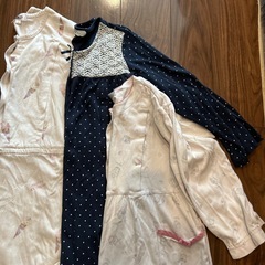 授乳前開きワンピース3着まとめの画像