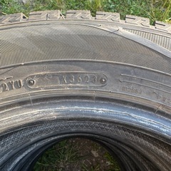 DUNLOP 175/65R15 23年製　7分山　冬タイヤ4本の画像