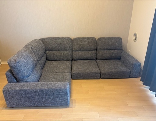 【8月限定】ローソファ グレー