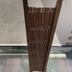 木製伸縮フェンスの画像
