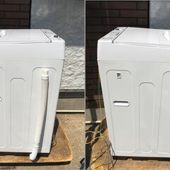JMS0808S)全自動洗濯機 Hisense HW-E5504 2021年製 5.5㎏ 中古品 【取りに来られる方限定】の画像