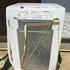 JMS0808S)全自動洗濯機 Hisense HW-E5504 2021年製 5.5㎏ 中古品 【取りに来られる方限定】の画像