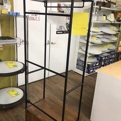 【ジャングルジャングル広陵店】　家具　ニトリ　ハンガーラック　ブラウン　美品　☆ジモティー特別価格☆の画像