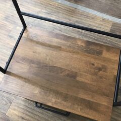 【ジャングルジャングル広陵店】　家具　ニトリ　ハンガーラック　ブラウン　美品　☆ジモティー特別価格☆の画像