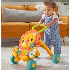 フィッシャープライス(fisher price) おして! らいおんくんのミュージカル・ウォーカー 手押し車 赤ちゃん おもちゃ知育・指遊び の画像