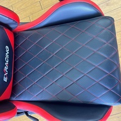 8ACG1 EXRACING ゲーミングチェア 黒/赤 オフィス 作業 ハイバック 3Dアームレスト パソコンチェアの画像