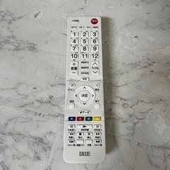 即日受渡❣️昨年購入IRIE40型液晶テレビWチューナー裏録可ホワイト15500円の画像