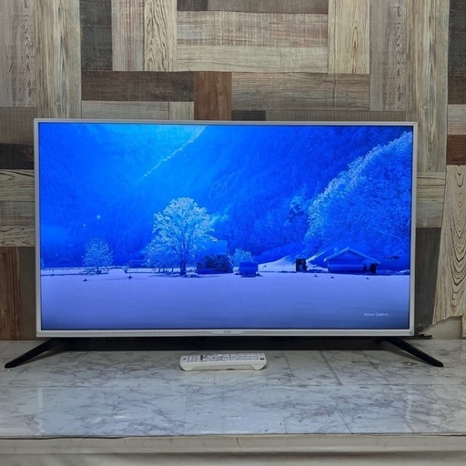 即日受渡❣️昨年購入IRIE40型液晶テレビWチューナー裏録可ホワイト15500円