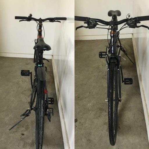 h-42△ q 岐阜発/ MOMENTUM/ クロスバイク/ 3×7段変速/ 自転車/ 700×32c/ 走行確認/ Momentum/ サビ等あり/ 現状品/ R7.3/20 △