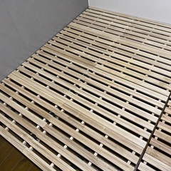 すのこベッド　ダブルサイズの画像