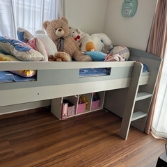 子供 ロータイプ システムデスク デスクベッド Shelm4(シェルム4)の画像