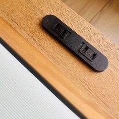 【0円】セミダブルベッド＆低反発マットレスセット（使用感あり）の画像