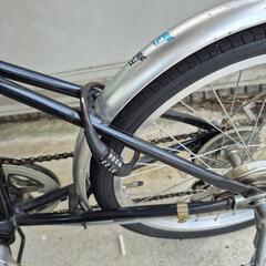 折りたたみ自転車２０インチ鍵付きの画像
