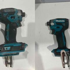 E18【makita マキタ】充電式インパクトドライバーセット TD173D ブルー 18Vバッテリー1個 充電器 動作確認済 電動工具 DIYの画像