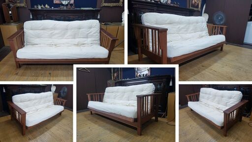 H15　希少　Mission FUTON ＆ L.L.Bean ソファベッド