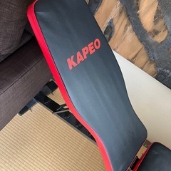 **8/29まで** KAPEO トレーニングベンチ 黒/赤の画像