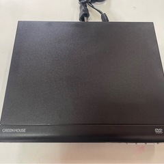 美品　GREEN HOUSE　グリーンハウス　DVDプレーヤー　GH-DVP1F-BK　ブラック　稼働確認済　中古美品　③の画像