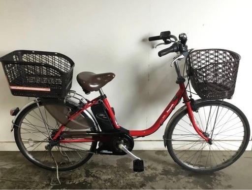 h-27△ q 岐阜発/パナソニック/viviSX/電動アシスト自転車/24インチ/3段変速/バッテリー8Ah/充電器なし/走行確認/ 現状品/ R7.5/27 △