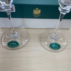 【ドリーム川西店御来店限定】 MINTON/ハドンホール/クリスタルシャンパンフルート/未使用品【2003249255630242】の画像