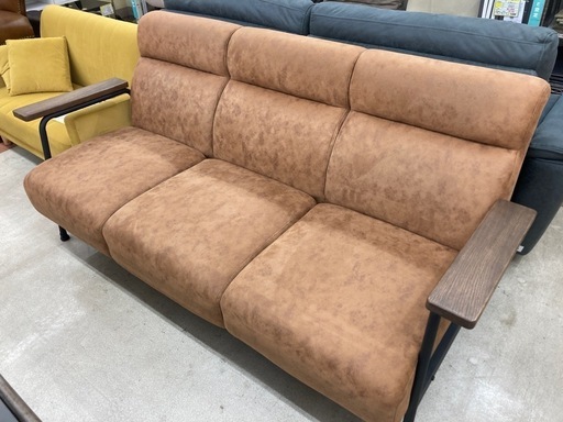 ?️定価約7万円?️極上美品?️NOCE ノーチェ?️3人掛けソファ?️NC728A?️キャメル?️ヴィンテージライク?️2334