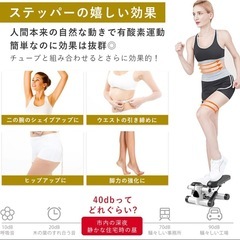 ステッパー ハンドル付き 有酸素運動の画像