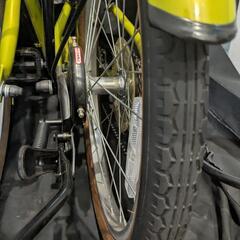 キャプテンスタッグ(CAPTAIN STAG) コンタナ 20インチ 折りたたみ自転車 FDB206 グリーンティ YG-1363の画像