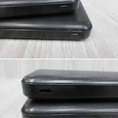 ( M-765 )ECore モバイルバッテリー P200 10000mAh ブラック ２個セット USB Type-B ブラック 黒 PSEマーク認証 中古 動作確認済みの画像