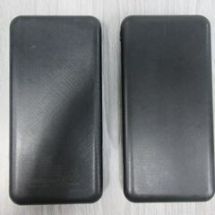 ( M-765 )ECore モバイルバッテリー P200 10000mAh ブラック ２個セット USB Type-B ブラック 黒 PSEマーク認証 中古 動作確認済みの画像