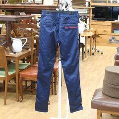 タグ付き 未使用 FILA ゴルフウエア ロングパンツ 792-302D ネイビー レディース Mサイズ ウエスト64～70 蓄熱チェックエンボスロングパンツ 札幌市 清田区 平岡の画像