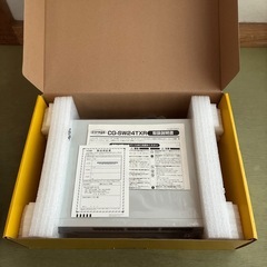 新品箱入り コレガCG-SW24TXR スイッチングハブの画像
