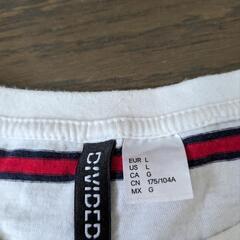 H＆M レディース　カットソー　L の画像