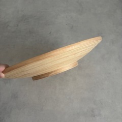 IKEA ウッドディスプレイ　皿の画像