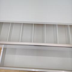 リユースのサカイ太田店★ジモティ割あり★  レンジボード 白 H201×D42×W120 クリーニング済み OJ10566の画像