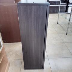 リユースのサカイ太田店★ジモティ割あり★  食器棚 茶 H90×D29×W59.5 クリーニング済み OJ10567の画像