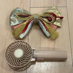 和風　リボン　着物　浴衣　袴　帯　成人式　卒業式　金色　かんざし　髪飾り　帯紐の画像