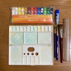 絵の具セット　小学校　水彩12色　の画像