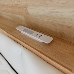 ダブルベッド　150✖︎200　マット付きの画像