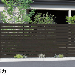 F&F マイティウッドフェンス デコⅡ モカの画像