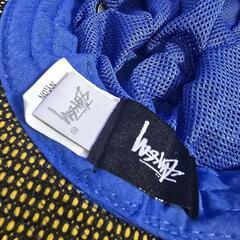 stussy nylon bucket hat Blueの画像