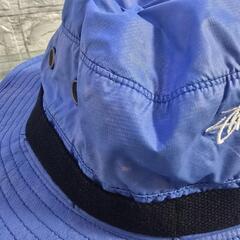 stussy nylon bucket hat Blueの画像