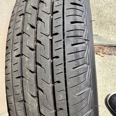 新車外し '25年製 アトレー ハイゼットカーゴ 純正 12インチ BS ECOPIA R710A 145/80R12 80/78N LT 4本 純正ホイールキャップ付き の画像
