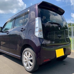 月々9千円〜分割払い可‼️ 車検2年付き！【名義変更代込み】☆スズキ ワゴンRスティングレー☆SDナビ付き☆走行中DVD見れます☆ETC付き☆プッシュスタート☆ドライブレコーダー付きのフル装備☆純正アルミ☆事故修復歴無し☆そのまま乗って帰れます！の画像
