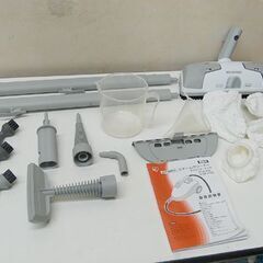 IRIS OHYAMA スチームクリーナー STM-415C キャニスタータイプ 1.5L 加圧噴射式 動作確認済み 元箱・説明書・パーツ付き 掃除 アイリスオーヤマ   札幌市 清田区 平岡の画像