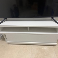 収納付き長さ調整可能テレビ台の画像