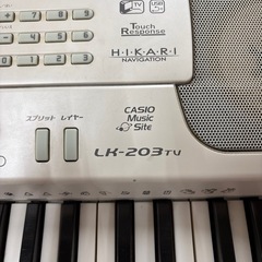 CASIO キーボード LK-203 TVの画像