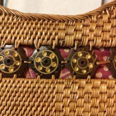 バリ島アタバッグ(未使用·美品)の画像