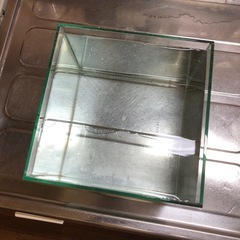 20cm角　ガラス水槽　キューブ型　GEXの画像