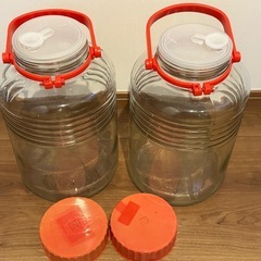 果実酒びん　5ℓ 2個の画像