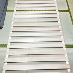 【美品】ロールすのこマット　シングルの画像