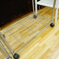 【リユースのサカイ八街店】★ジモティ割あり★ スチールラック　シルバー　クリーニング済　YJ7403の画像